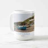Mug Affiche de chemin de fer des Cornouailles (Devant gauche)