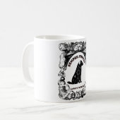 Mug Affiche de chien céleste vintage Semper Fidelis (Devant gauche)