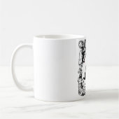 Mug Affiche de chien céleste vintage Semper Fidelis (Gauche)