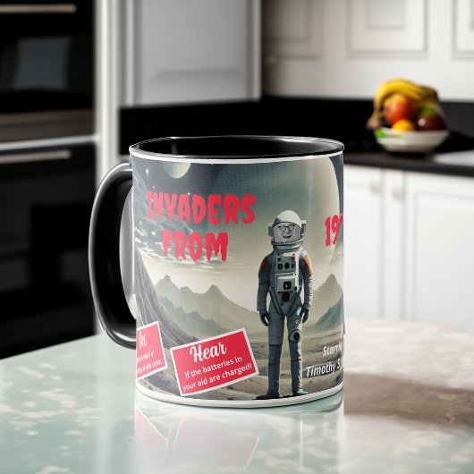 Mug Affiche de cinéma Sci-Fi des années 1950 Votre vis