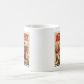 Mug Affiche De Cirque De Jockeys Sur Les Chevaux Qui S (Centre)