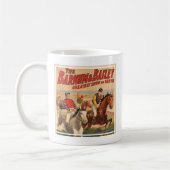 Mug Affiche De Cirque De Jockeys Sur Les Chevaux Qui S (Gauche)