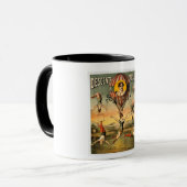 Mug Affiche de cirque de Mlle Stena Flying Trapese (Devant gauche)