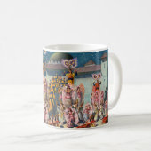 Mug Affiche De Cirque Des Danseurs Avant Le Roi Maure (Devant droit)