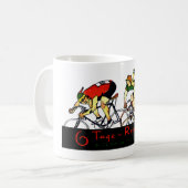 Mug Affiche de course de bicyclette 1914 (Devant gauche)