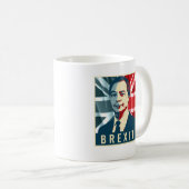 Mug Affiche de Farage Brexit - - (Devant droit)