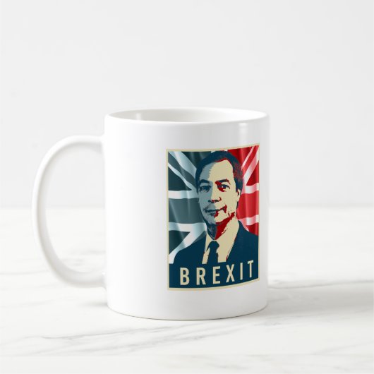 Mug Affiche de Farage Brexit - - (Gauche)
