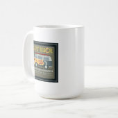 Mug Affiche de Huntington Beach de cavalier de surf (Devant gauche)