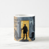 Mug Affiche de la scène de conflit Restez ou partez (Centre)