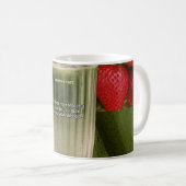 Mug Affiche de Latte Matcha Fraise – Boisson tendance (Devant droit)