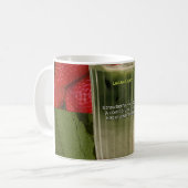 Mug Affiche de Latte Matcha Fraise – Boisson tendance (Devant gauche)