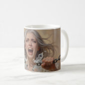 Mug Affiche de l'espoir farouche de briser les chaînes (Devant droit)