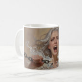 Mug Affiche de l'espoir farouche de briser les chaînes (Devant gauche)