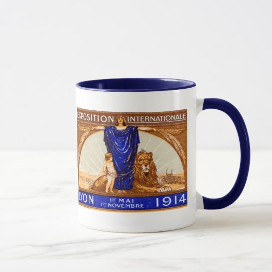 Mug Affiche de l'Exposition Internationale de Lyon 191 (Droite)