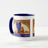 Mug Affiche de l'Exposition Internationale de Lyon 191 (Devant gauche)