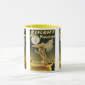 Mug Affiche de magie vintage, magicien Bancroft et lio (Centre)