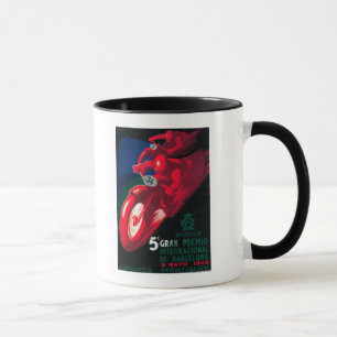Mug Affiche de moto de Premio Internat'l de mamie 5