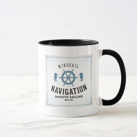 Mug Affiche de navigation de Windsail (Droite)