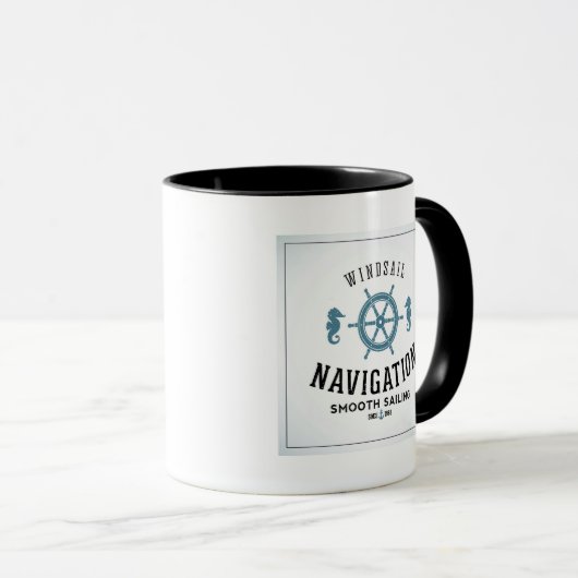 Mug Affiche de navigation de Windsail (Devant droit)