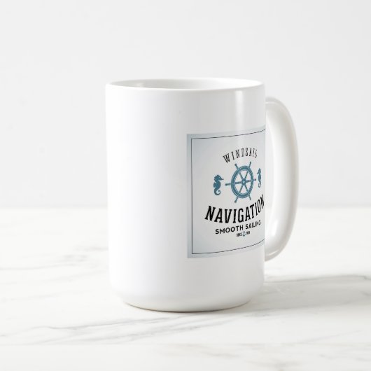 Mug Affiche de navigation de Windsail (Devant droit)