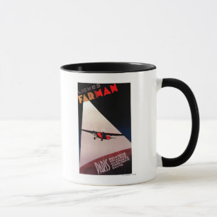 Mug Affiche de promo de monoplan de Farman 300 de