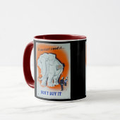 Mug Affiche de propagande "si vous n'avez pas besoin (Devant gauche)