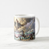 Mug Affiche de protection divine 'Dieu vous voit' (Devant droit)