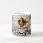 Mug Affiche de protection divine 'Dieu vous voit' (Centre)
