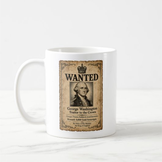 Mug Affiche de recherche de George Washington (Gauche)