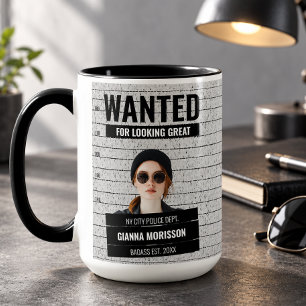Mug Affiche de recherche de photo anthropométrique drô