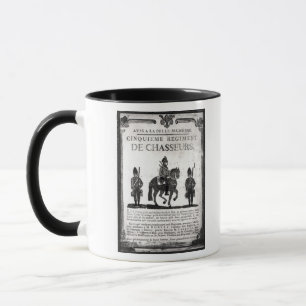 Mug Affiche de recrutement pour le cinquième régimen