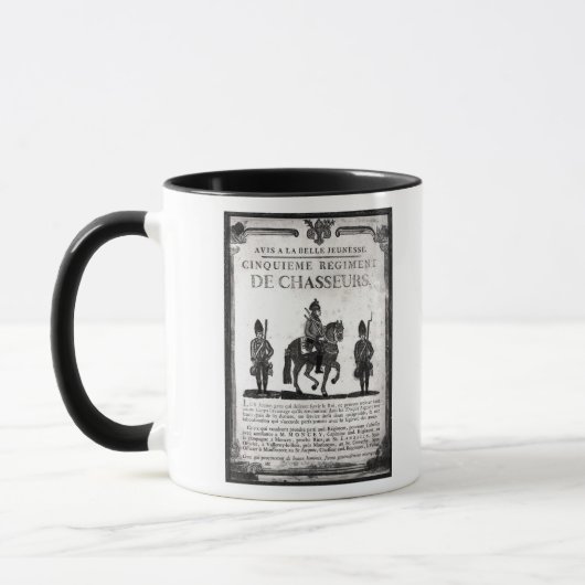 Mug Affiche de recrutement pour le cinquième régiment (Gauche)