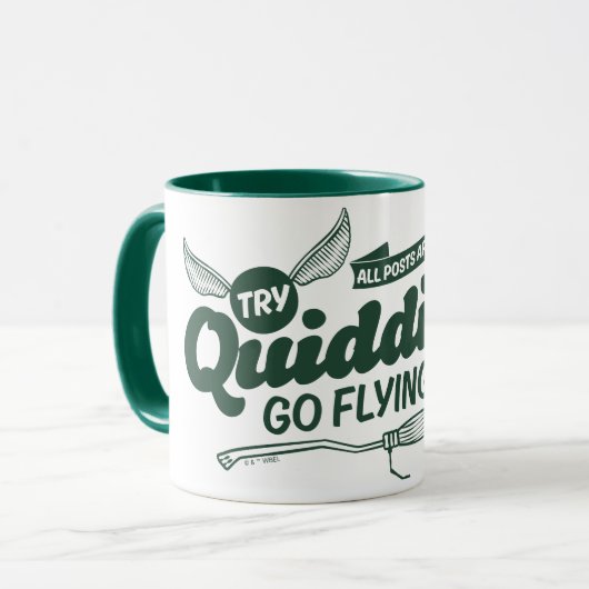 Mug Affiche de recrutement QUIDDITCH™ (Devant gauche)
