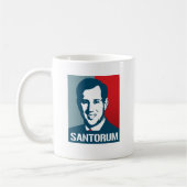 MUG AFFICHE DE RICK SANTORUM (Gauche)