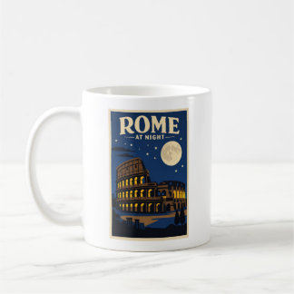 Mug Affiche de Rome la nuit | Colisée Clair de lune Vi
