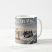 Mug Affiche de route nostalgie American Pie (Devant droit)