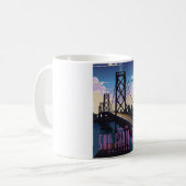 Mug Affiche de San Francisco Travel (Devant gauche)