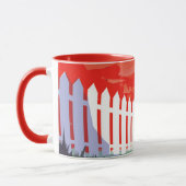 Mug Affiche de science-fiction de voyage futur de la N (Gauche)