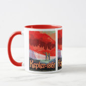 Mug Affiche de science-fiction sur les voyages futurs (Gauche)