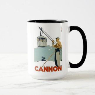 Mug Affiche de ski de canon