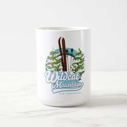 Mug Affiche de ski de Wildcat Mountain New Hampshire (Centre)