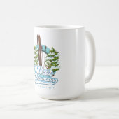 Mug Affiche de ski de Wildcat Mountain New Hampshire (Devant droit)
