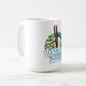 Mug Affiche de ski de Wildcat Mountain New Hampshire (Devant gauche)