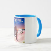 Mug Affiche de ski Tiffindell Afrique du Sud (Devant droit)