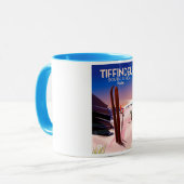Mug Affiche de ski Tiffindell Afrique du Sud (Devant gauche)