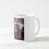 Mug Affiche de train rétro vintage CCCP soviétique (Devant droit)