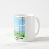 Mug affiche de train Staffordshire Angleterre (Devant droit)