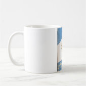 Mug Affiche de vacances du drapeau national d'Argentin (Gauche)