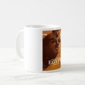 Mug Affiche de vacances égyptienne vintage (Devant gauche)