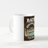 Mug Affiche de voyage à Bath Somerset Angleterre (Devant gauche)
